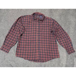Puritan Men's M Checkered Long Sleeve Shirt